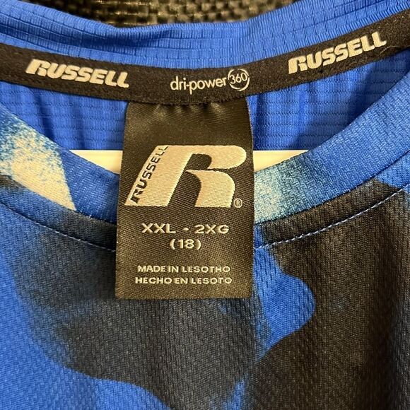 Russell XXL size 18 youth boys set of 2 camo shirts. - Picture 3 of 9